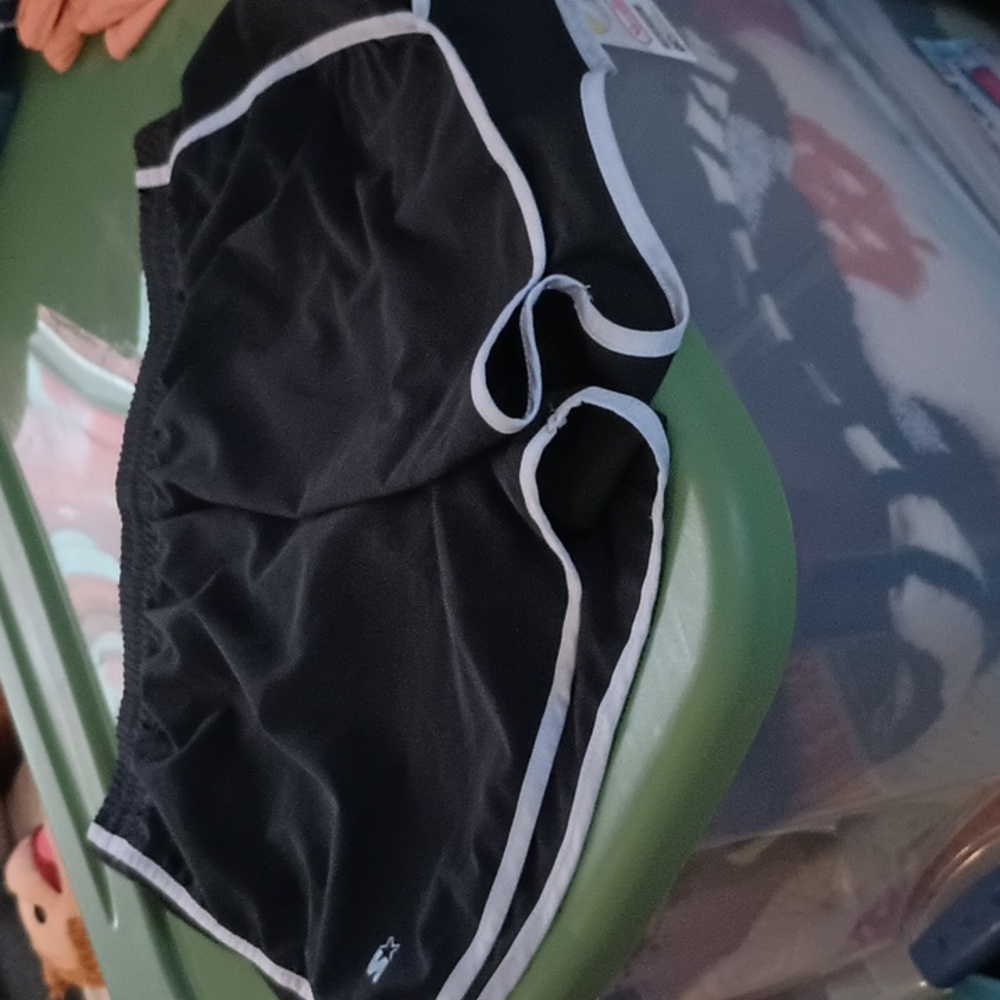 Black & White Running Shorts